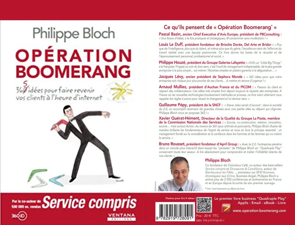 Couverture du livre "Opération Boomerang" de Philippe BLOCH aux Editions Ventana